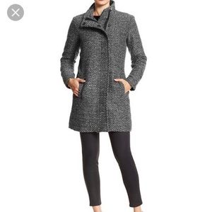 Banana Republic Wool Funnel Neck Coat
